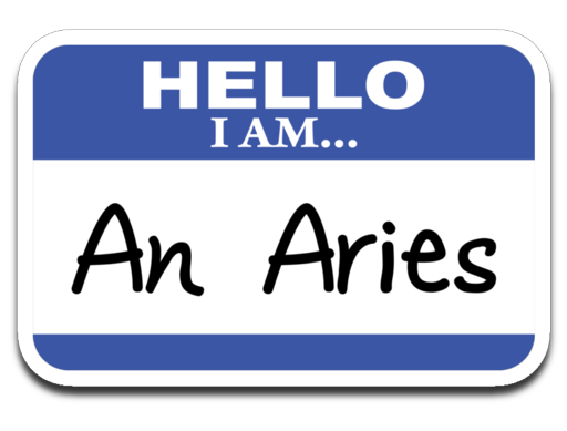 An Aries Decal