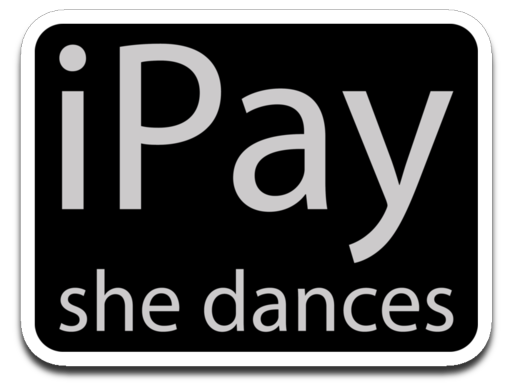 iPay she dances. Decal