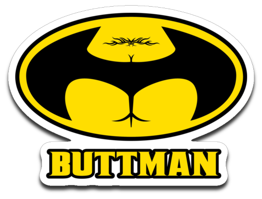 Buttman Trampstamp. Decal