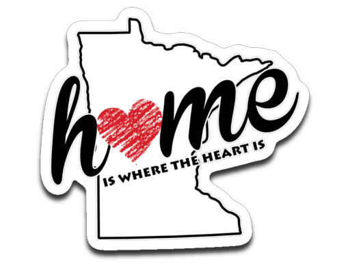 Minnesota Home. Decal