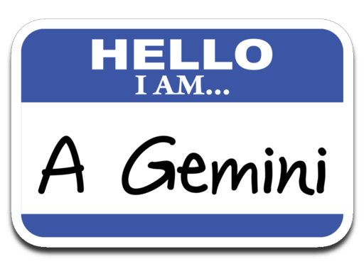 A Gemini. Decal