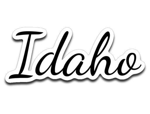 Idaho. Decal.