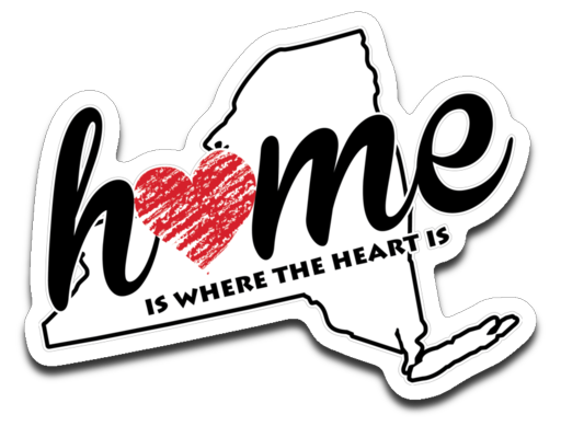 New York Home. Decal