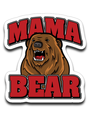 Mama Bear. Decal