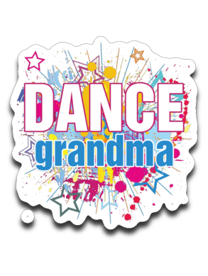 Dance Grandma. Decal