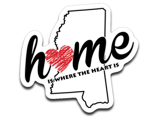 Mississippi Home. Decal