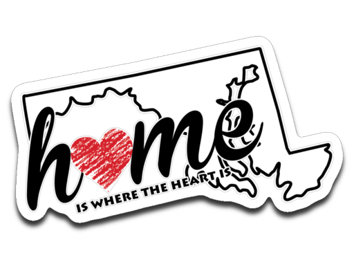 Maryland Home. Decal