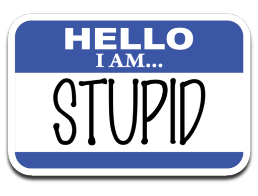 I am stupid. Decal