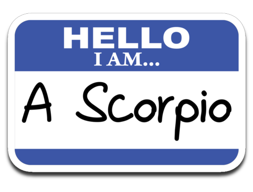 A Scorpio Decal