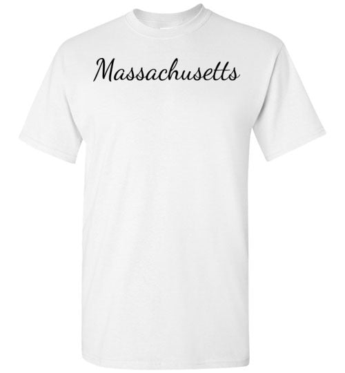 Massachusetts. Adult. SS Tshirt