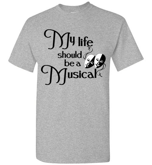 Musical Life. Adult. SS Tshirt