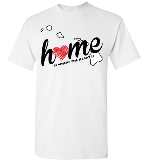 Hawaii Home. Adult. SS Tshirts