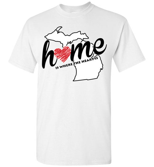 Michigan Home. Adult. SS Tshirts