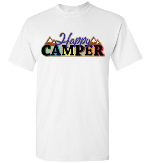 Happy Camper. Adult. SS Tshirt