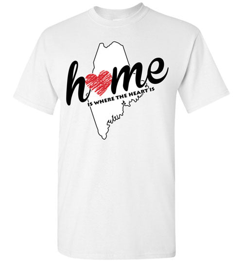 Maine Home. Adult. SS Tshirt