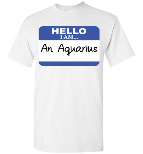 An Aquarius. Youth. SS Tshirt