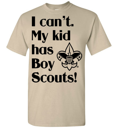 My kid has Boy Scouts SS Tshirt