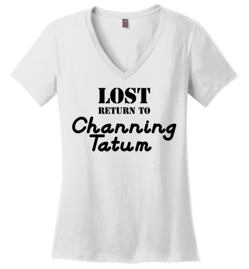 Lost ... Channing Tatum. Adult. Ladies Vneck