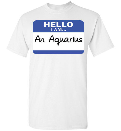 An Aquarius. Adult. SS Tshirt